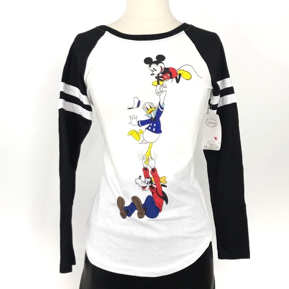 DISNEY Mickey Mouse Donald Duck Goofy Shirt - Picture 1 of 4